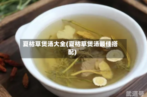 夏枯草煲汤大全(夏枯草煲汤最佳搭配)