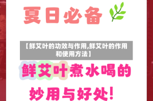 【鲜艾叶的功效与作用,鲜艾叶的作用和使用方法】