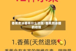 香蕉煮冰糖有什么功效/香蕉熬冰糖的功效