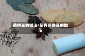 茴香豆的做法/绍兴茴香豆的做法