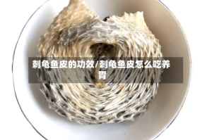 刺龟鱼皮的功效/刺龟鱼皮怎么吃养胃