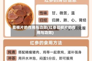 葛根片的作用与功效(红参葛根片的作用与功效)