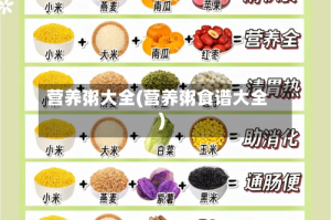 营养粥大全(营养粥食谱大全)
