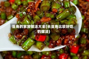 豆角的家常做法大全(长豆角比较好吃的做法)