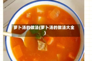 萝卜汤的做法(萝卜汤的做法大全)