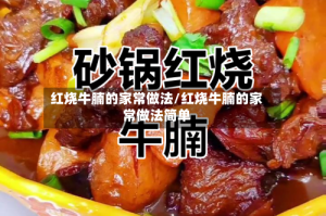 红烧牛腩的家常做法/红烧牛腩的家常做法简单