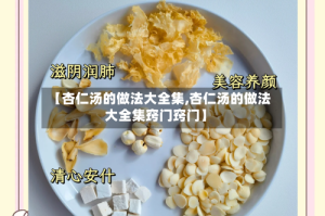 【杏仁汤的做法大全集,杏仁汤的做法大全集窍门窍门】