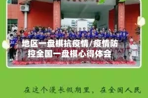 地区一盘棋抗疫情/疫情防控全国一盘棋心得体会