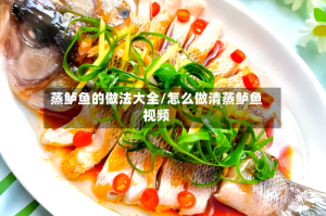 蒸鲈鱼的做法大全/怎么做清蒸鲈鱼视频