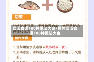 煲汤食谱100种做法大全/营养煲汤食谱100种做法大全