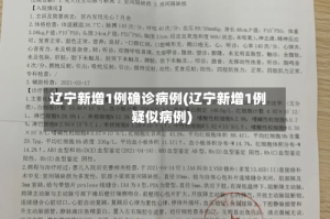 辽宁新增1例确诊病例(辽宁新增1例疑似病例)