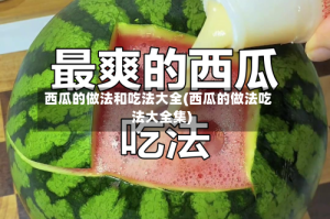 西瓜的做法和吃法大全(西瓜的做法吃法大全集)