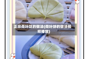 正宗荷叶饼的做法(荷叶饼的做法视频播放)