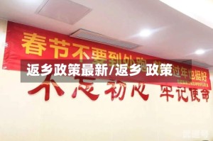 返乡政策最新/返乡 政策