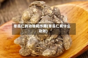 冬瓜仁的功效和作用(冬瓜仁有什么功效)