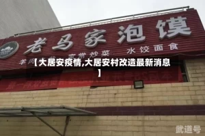 【大居安疫情,大居安村改造最新消息】