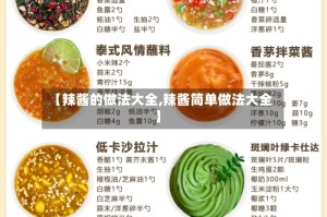 【辣酱的做法大全,辣酱简单做法大全】