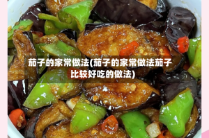 茄子的家常做法(茄子的家常做法茄子比较好吃的做法)