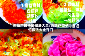 西葫芦饺子馅做法大全/西葫芦饺子馅做法大全窍门