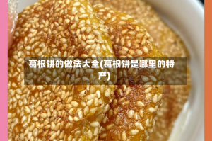 葛根饼的做法大全(葛根饼是哪里的特产)