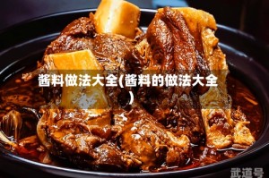 酱料做法大全(酱料的做法大全)