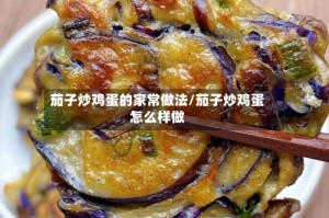 茄子炒鸡蛋的家常做法/茄子炒鸡蛋怎么样做