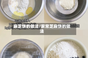 麻芝饼的做法/家常芝麻饼的做法