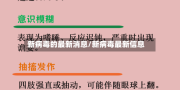 新病毒的最新消息/新病毒最新信息