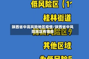 陕西省中高风险地区疫情/陕西省中风险地区有哪些