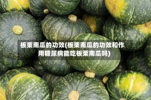 板栗南瓜的功效(板栗南瓜的功效和作用糖尿病能吃板栗南瓜吗)