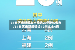 31省区市新增本土确诊29例涉5省市/31省区市新增确诊12例本土4例