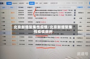 北京新增聚集性疫情/北京新增聚集性疫情病例