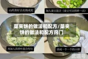 菜夹饼的做法和配方/菜夹饼的做法和配方窍门