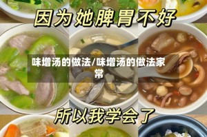 味增汤的做法/味增汤的做法家常