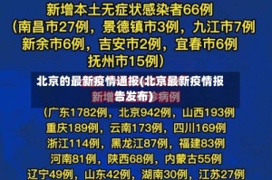 北京的最新疫情通报(北京最新疫情报告发布)