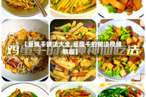 【豆腐干做法大全,豆腐干的做法视频教程】