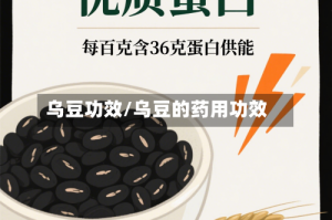 乌豆功效/乌豆的药用功效