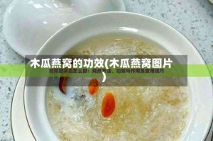 木瓜燕窝的功效(木瓜燕窝图片)