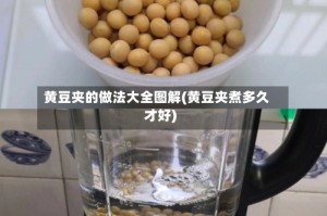 黄豆夹的做法大全图解(黄豆夹煮多久才好)