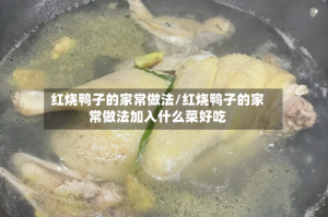 红烧鸭子的家常做法/红烧鸭子的家常做法加入什么菜好吃
