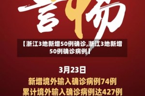 【浙江3地新增50例确诊,浙江3地新增50例确诊病例】